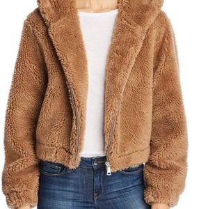 Bagatelle Hooded Faux-Fur Jacket teddy bear   🐻